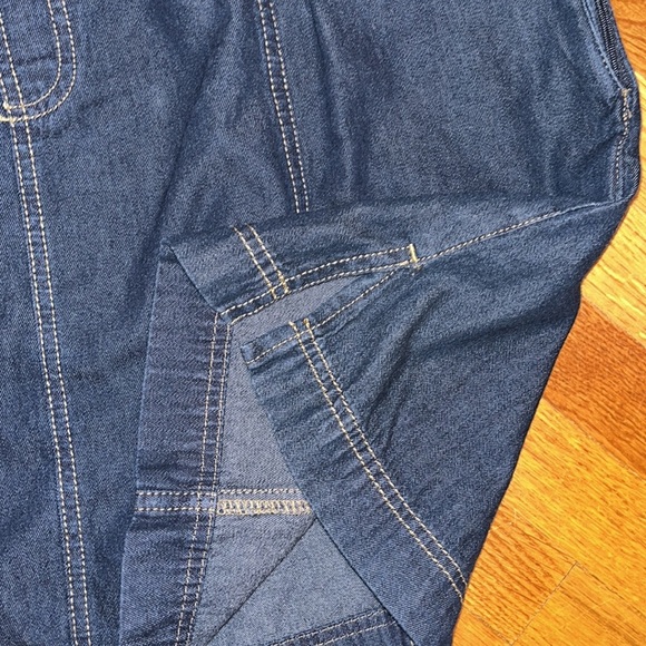 RXB denim skirt with zippered pockets size 16 - Picture 3 of 7